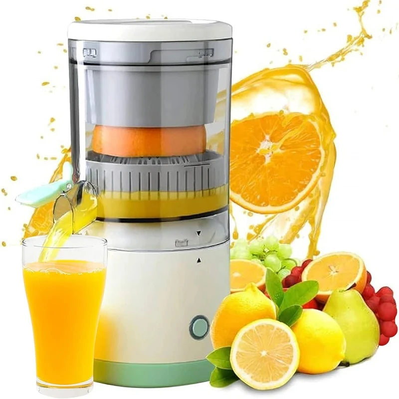 The electric citrus juicer with USB connection offers efficient juicing with easy connectivity. Compact, sleek design.